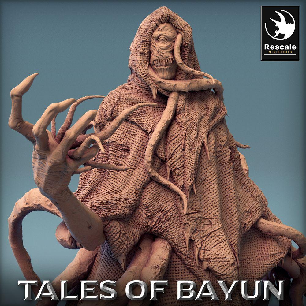 Productfoto Tabletop 28mm Lord of the Print (LotP) 0: Tabletop Miniatuur: Donkere Beschworer, Necromant, Eldritch Kultist, Tentakel-Magier - Liho (24_01_J)