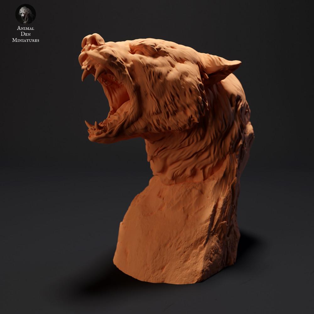 Productfoto dierenfiguur Animal Den Miniatures 1: Wildedierfiguur: Amerikaanse zwarte beer - buste (23_09_16)