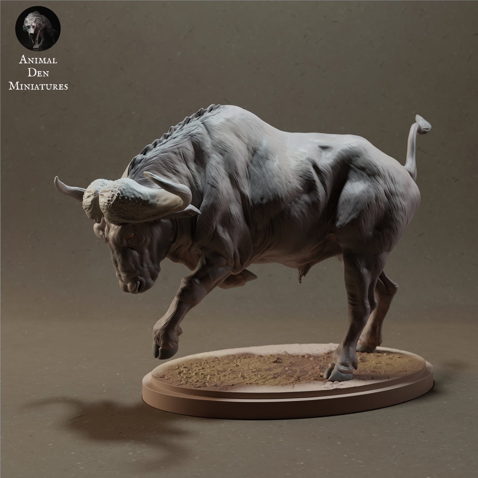 Productfoto Dierfiguur Diorama, Modelbouw: 0: Afrikaanse Buffel agressief - Dieren van de Savanne
