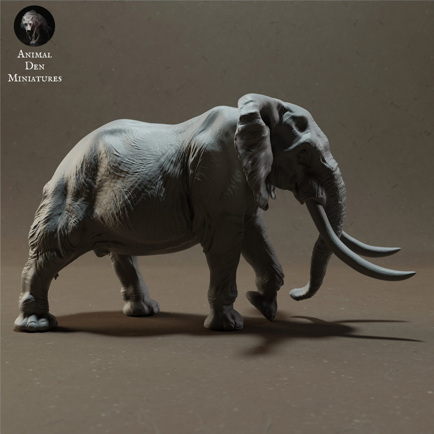 Productfoto Dierfiguur Diorama, Modelbouw: 0: Afrikaanse Olifant - Dieren van de Savanne
