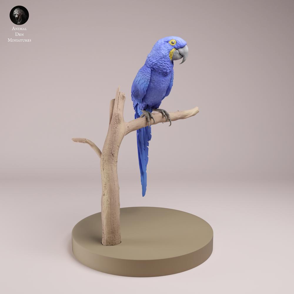 Productfoto dierenfiguur Animal Den Miniatures 3: vogel dierenfiguur: hyacintara (26_08_05)