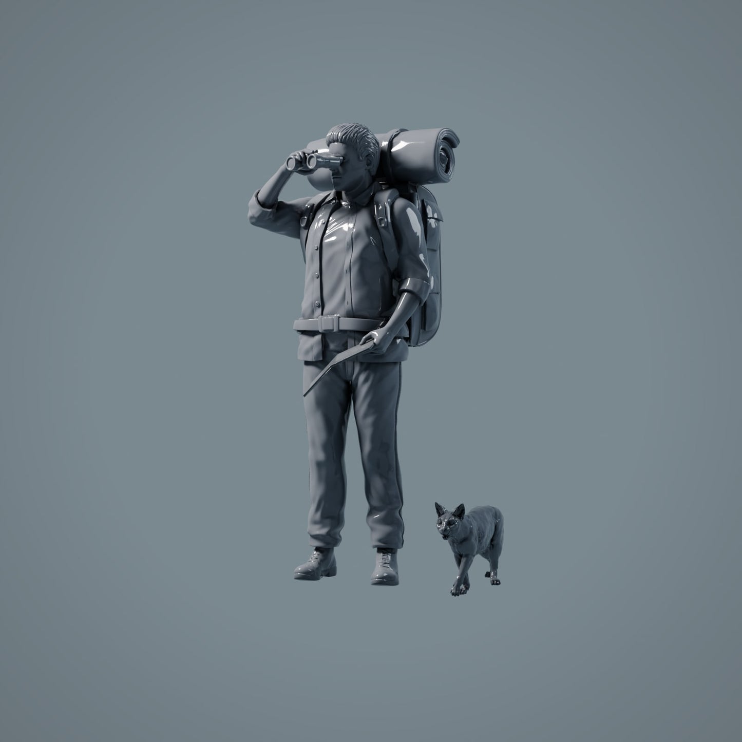 Huisdierfiguur: rennende kat (a002)