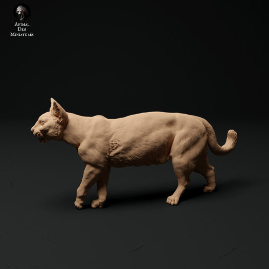 Productfoto Dier Figuur Diorama, Modelbouw: 0: Huisdier Figuur: lopende Kat