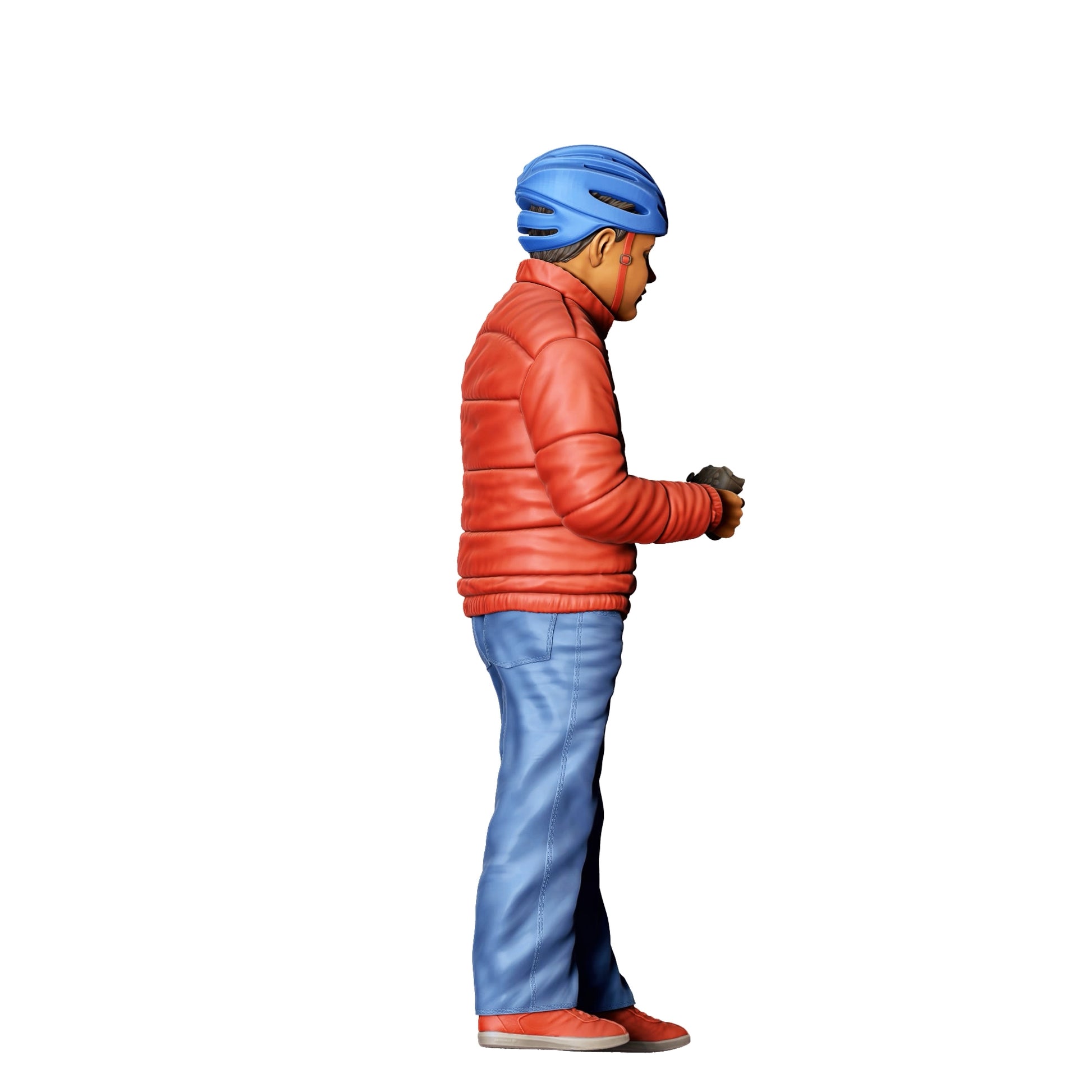 Diorama modelbouw productfoto 0: Speelkind met RC auto D (Ref. Nr. 374)