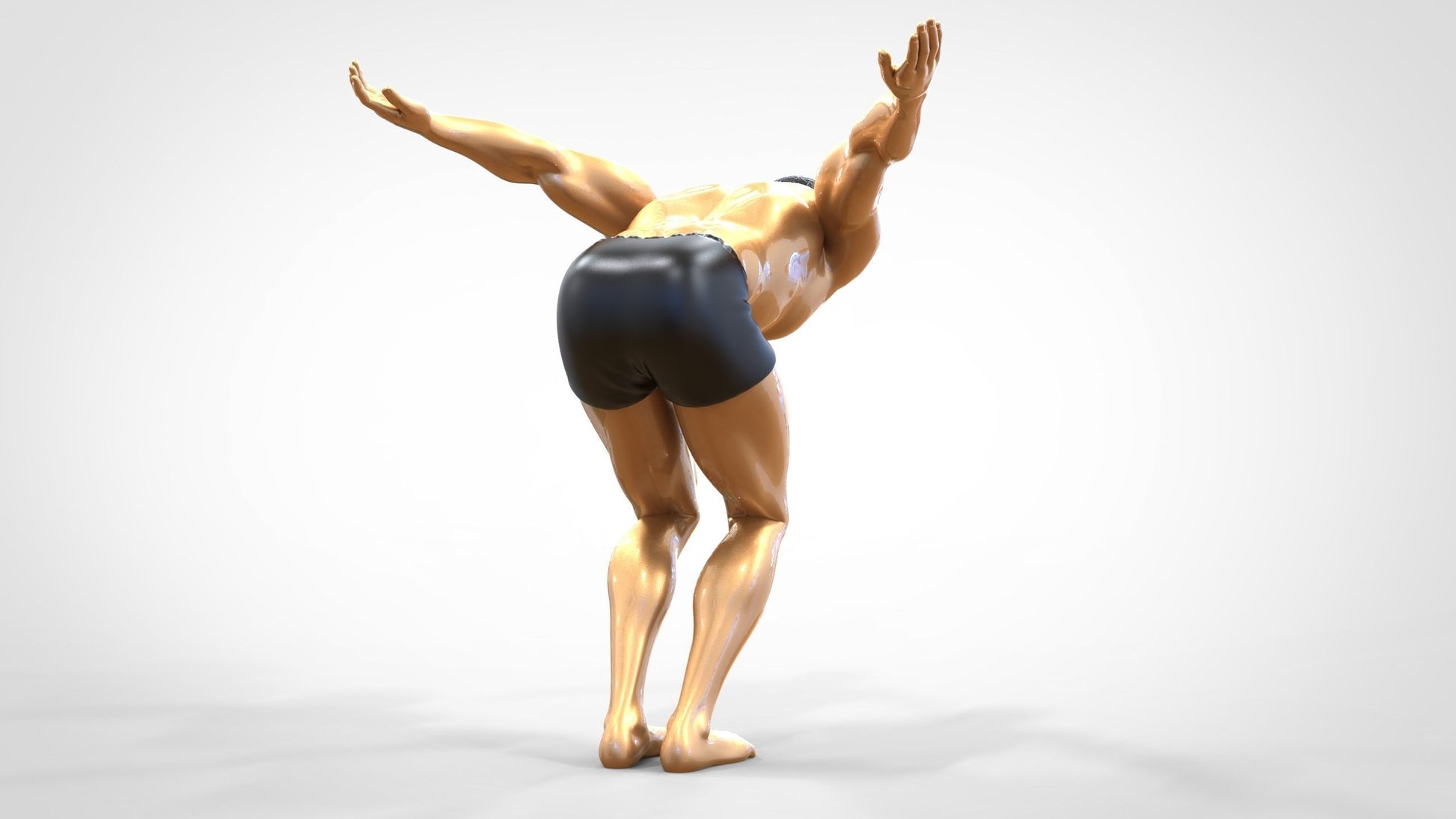 Productfoto 0: Zwemmer: Atleet voor sprong in het zwembad