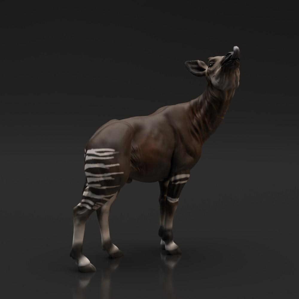 Productfoto dierenfiguur Animal Den Miniatures 5: wilde dierenfiguur: okapi (22_06_01)