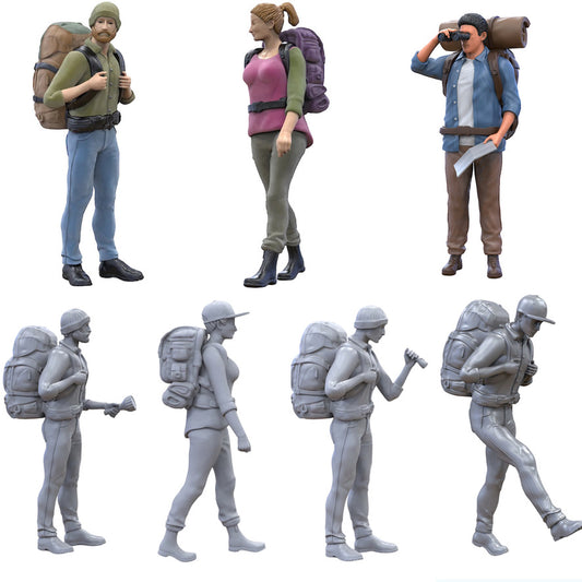 Productfoto 0: Wanderer: Wandeling in de bergen Set