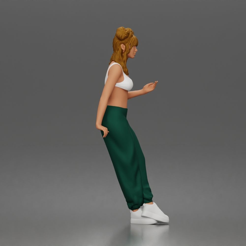 Diorama modelbouw productfoto 5: Staande figuur: vrouw in strapless badpak (a198)