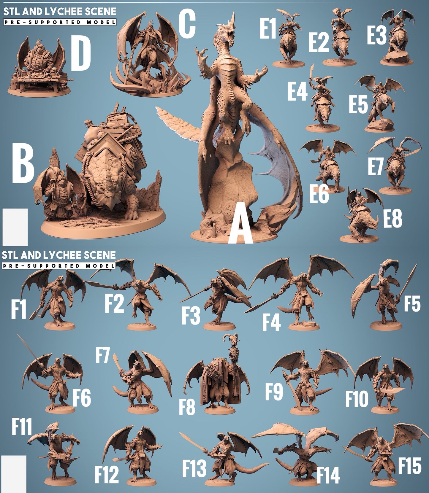 Productafbeelding 6 van 6: Fantasy Tabletop Miniatuur: Draakgeboren Handelaar - Hagedismens Koopman aan de Handelstafel met Weegschaal, Munten en Dolk; NPC, Schatmeester en Bandenleider voor Dungeon en Skirmish (23_09_D)