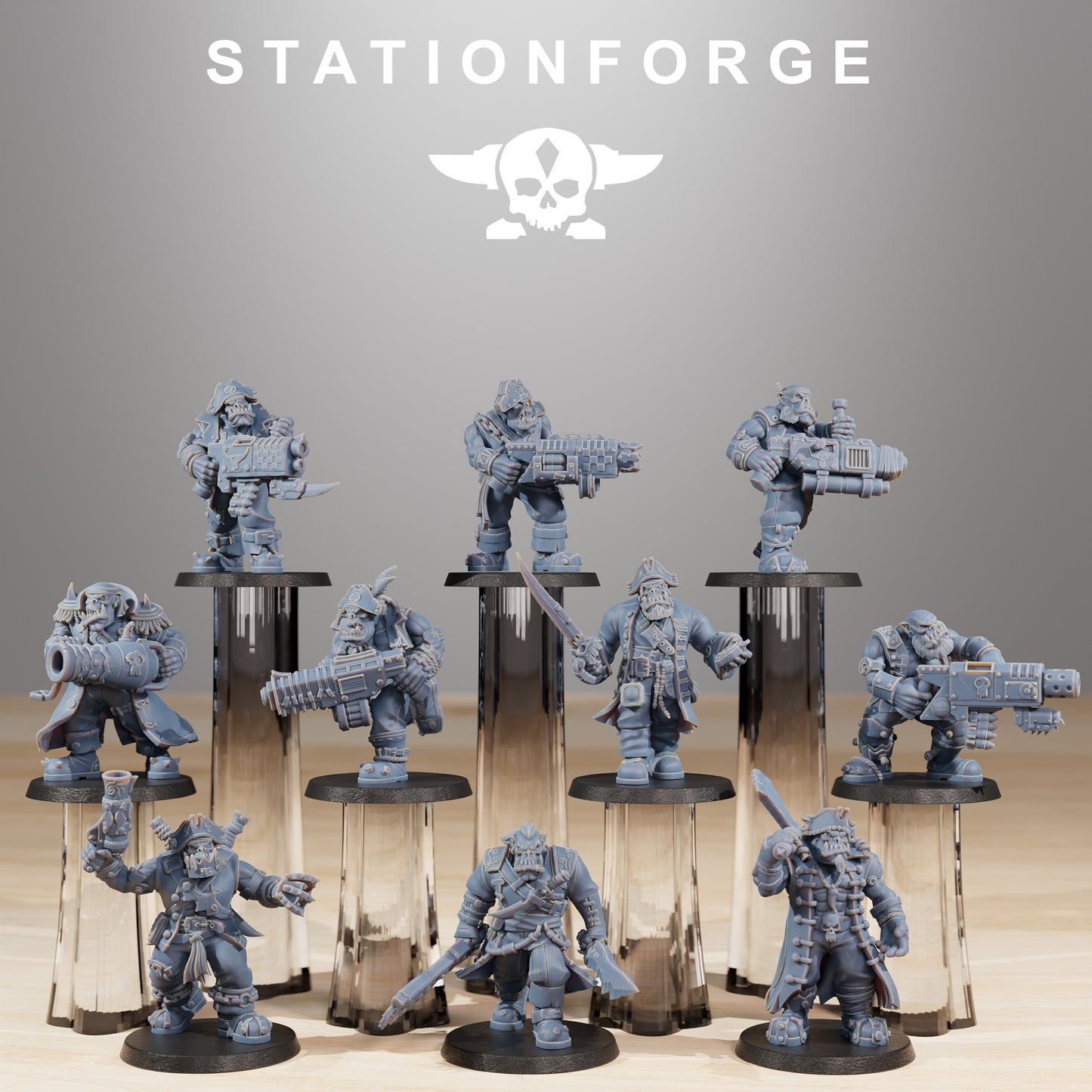 Produktfoto 28mm Tabletop Minis Heroforge: Pirates