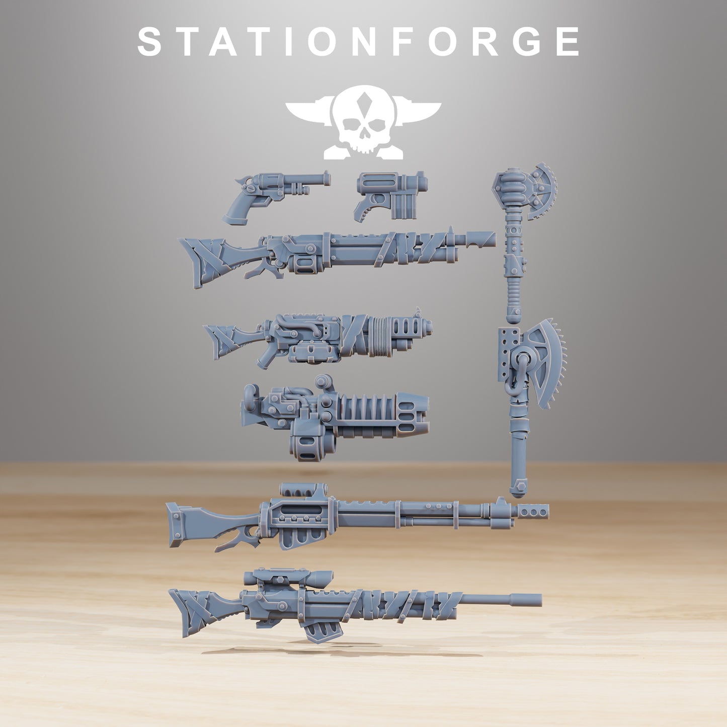 Productfoto 28mm Tabletop Minis Stationforge: Rangers Builder Kit
