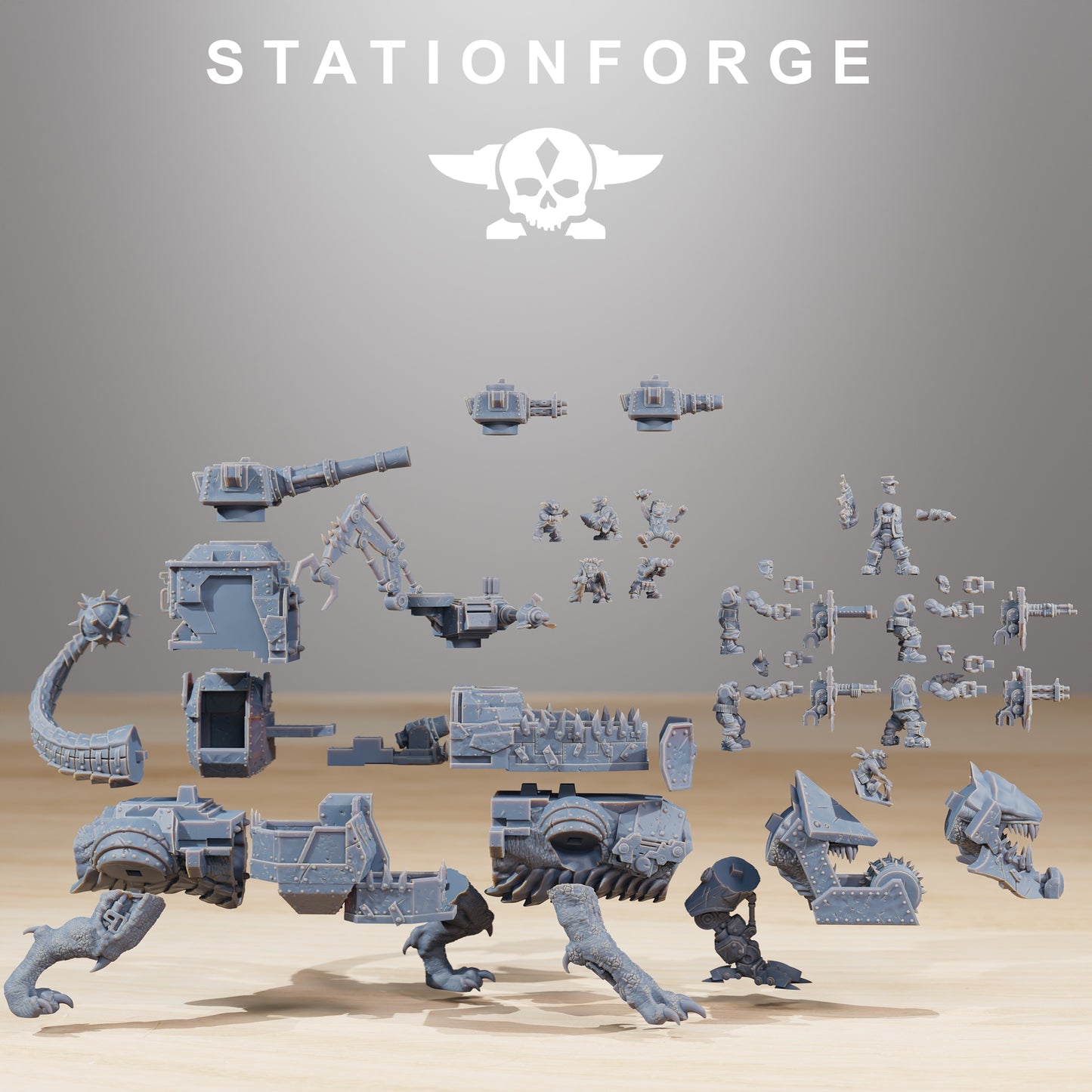 Productfoto 28mm Tabletop Minis Stationforge: Run Rolla