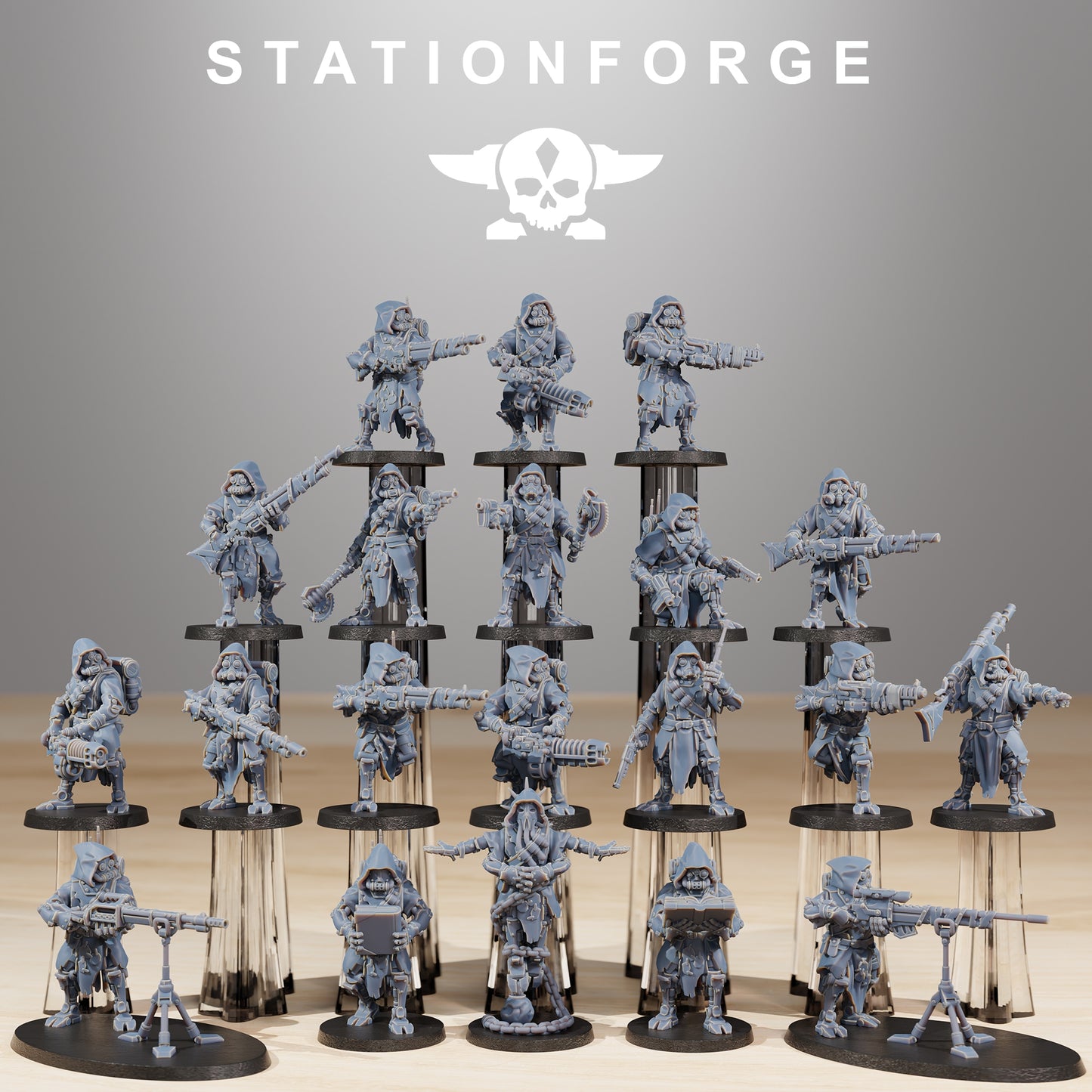 Productfoto 28mm Tabletop Minis Stationforge: Rangers Builder Kit