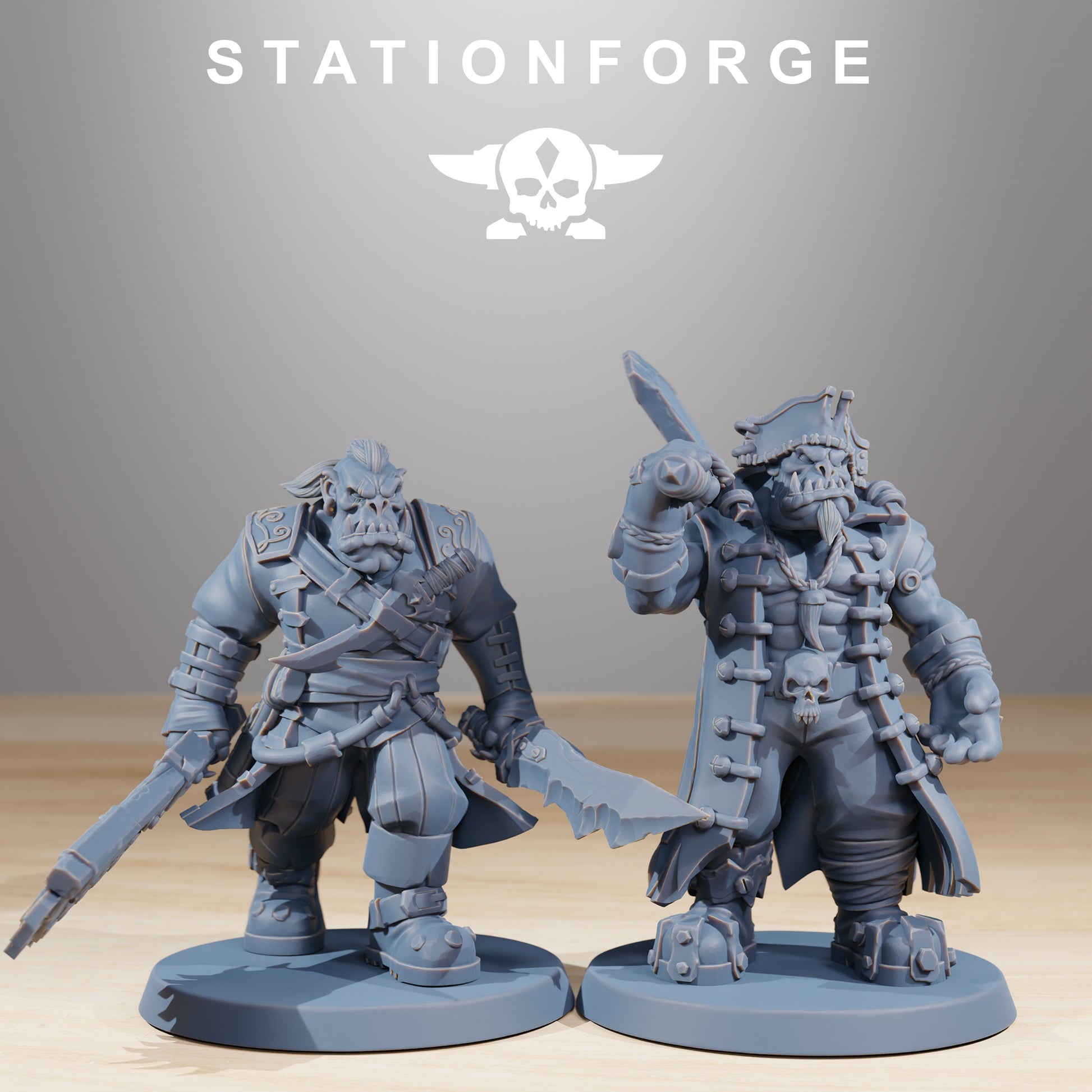 Productfoto 28mm Tabletop Minis Heroforge: Piraten
