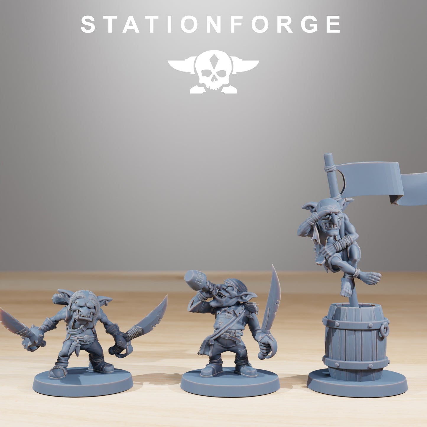 Productfoto 28mm Tabletop Minis Stationforge: Gobs Piraten