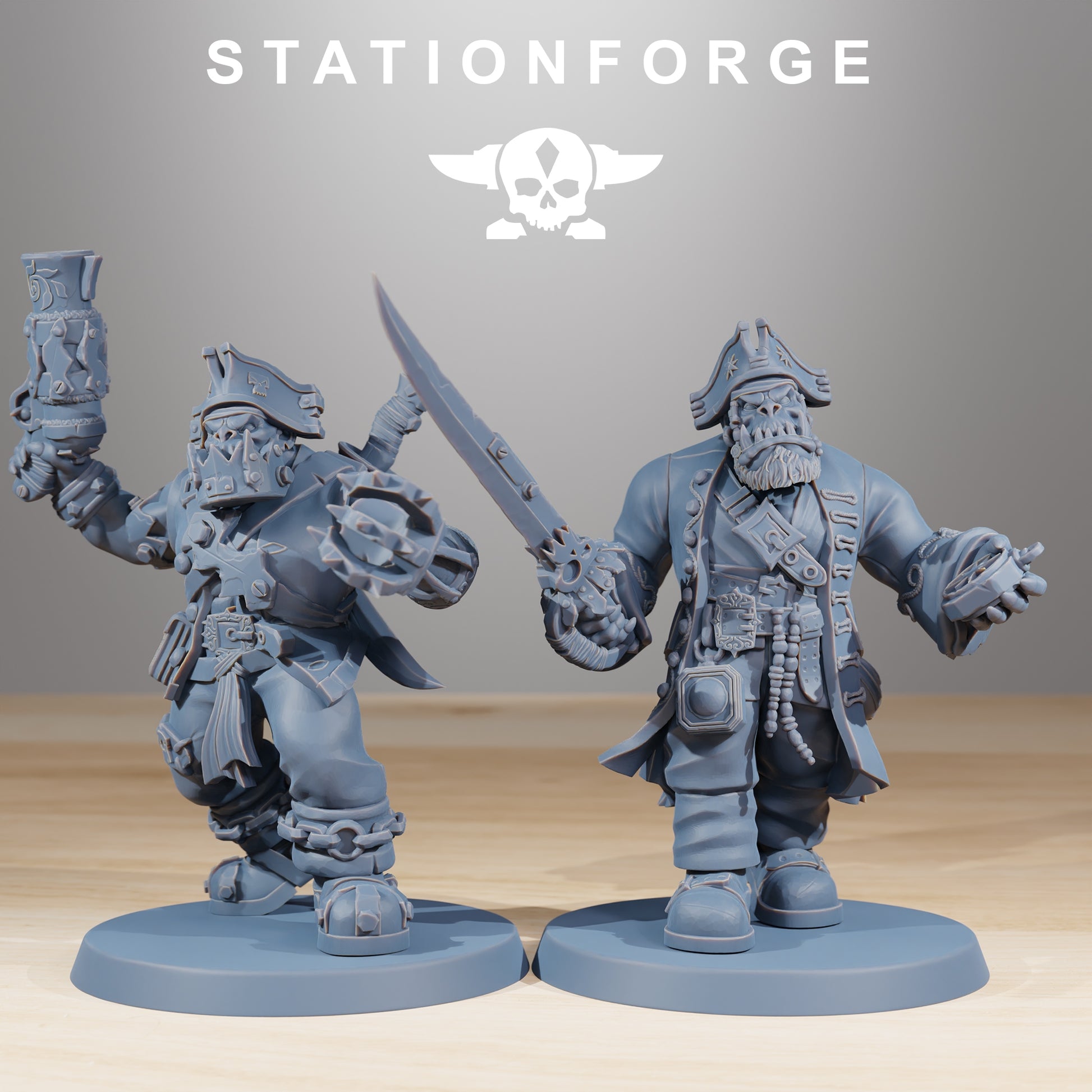 Productfoto 28mm Tabletop Minis Heroforge: Piraten