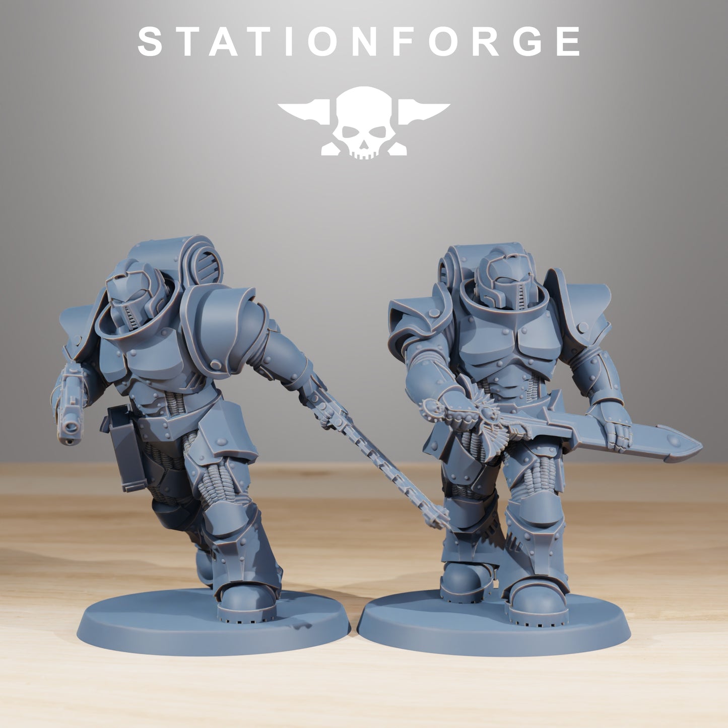 Productfoto 28mm Tabletop Minis Stationforge: Melee Infanterie