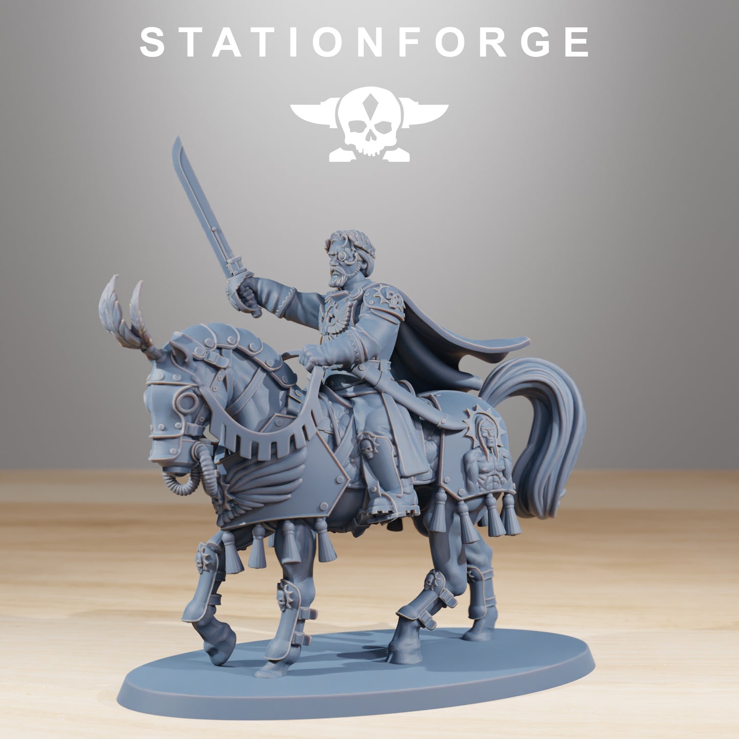 Productfoto 28mm Tabletop Minis Stationforge: Cavalerie Commandanten