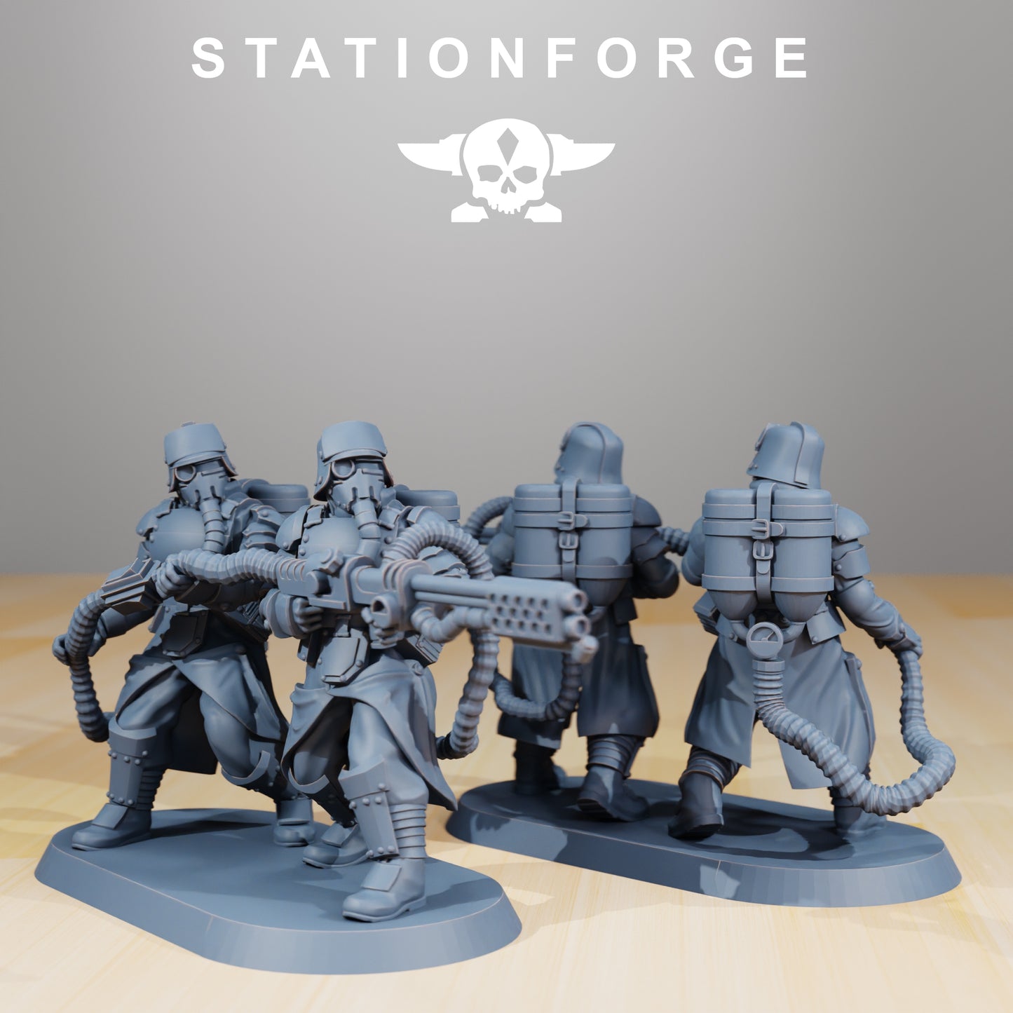 Productfoto 28mm Tabletop Minis Stationforge: Gepantserde Eenheid