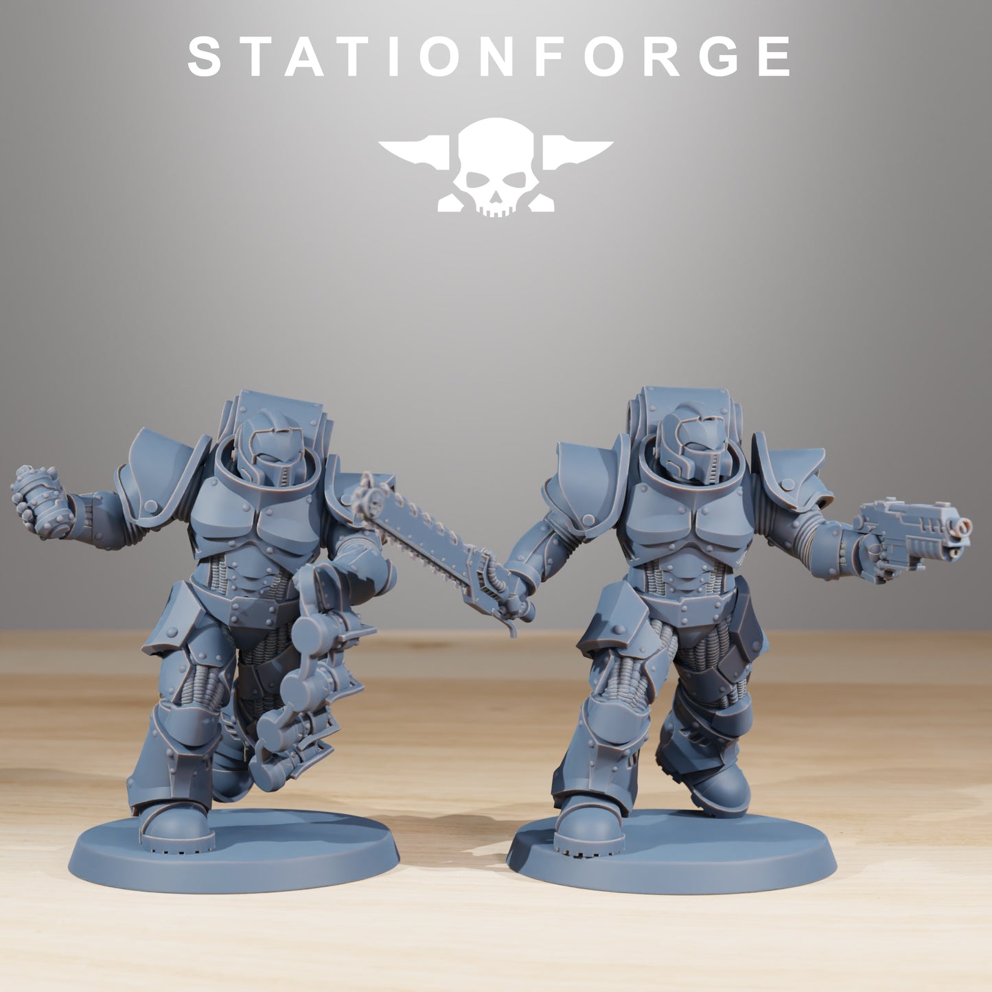 Productfoto 28mm Tabletop Minis Stationforge: Melee Infanterie