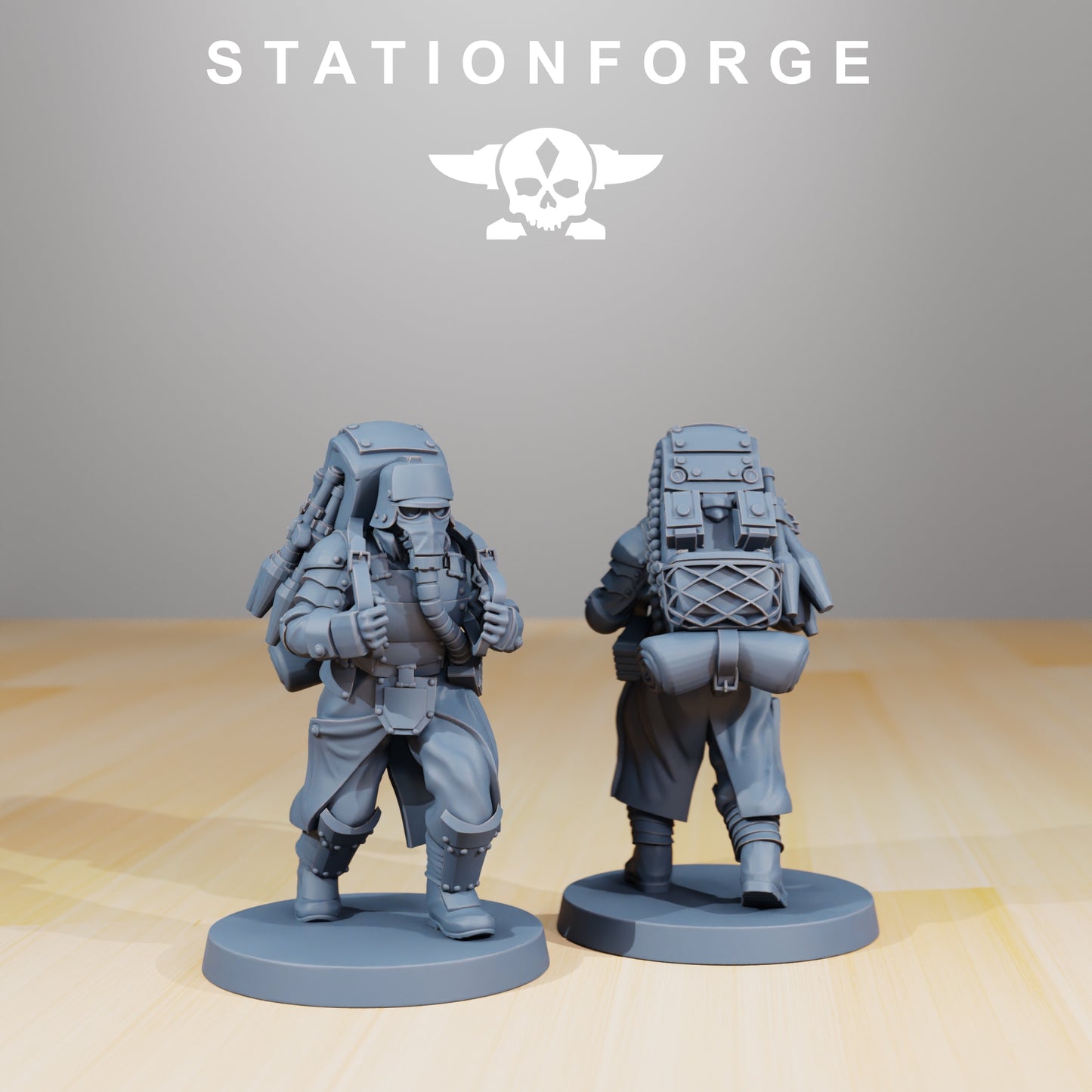 Productfoto 28mm Tabletop Minis Stationforge: Gepantserde Eenheid