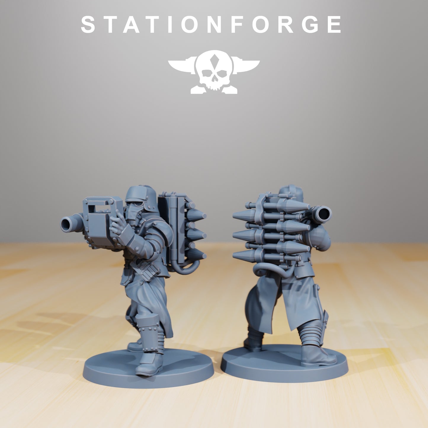 Productfoto 28mm Tabletop Minis Stationforge: Gepantserde Eenheid