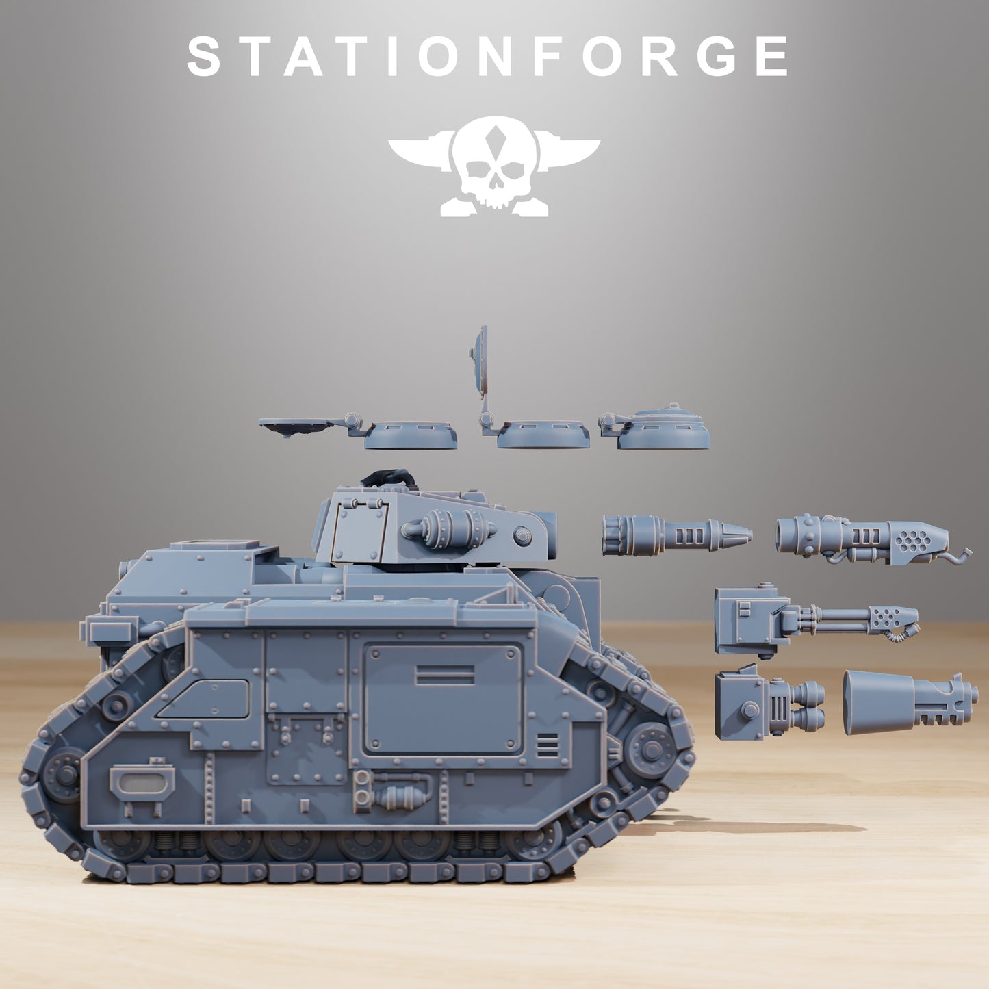 Productfoto 28mm Tabletop Minis Stationforge: Vlamtank