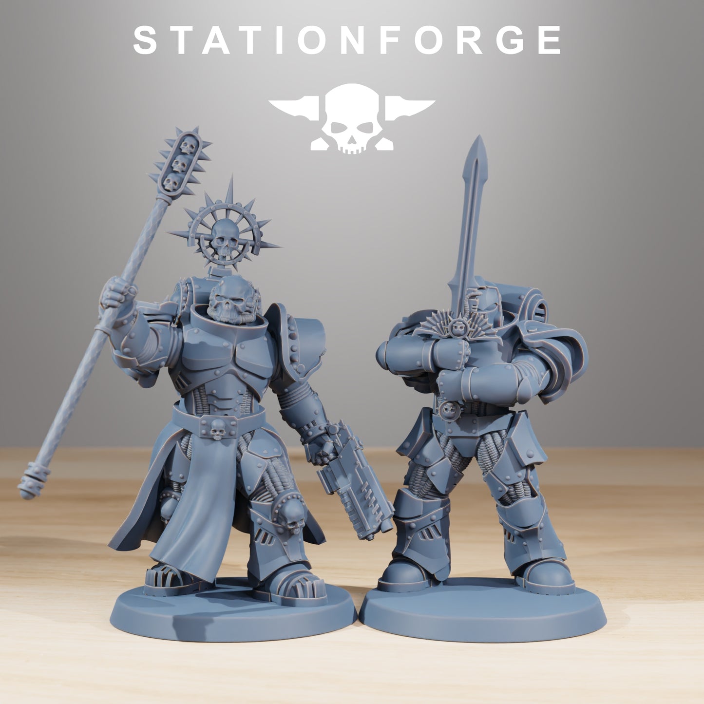 Productfoto 28mm Tabletop Minis Stationforge: Melee Infanterie