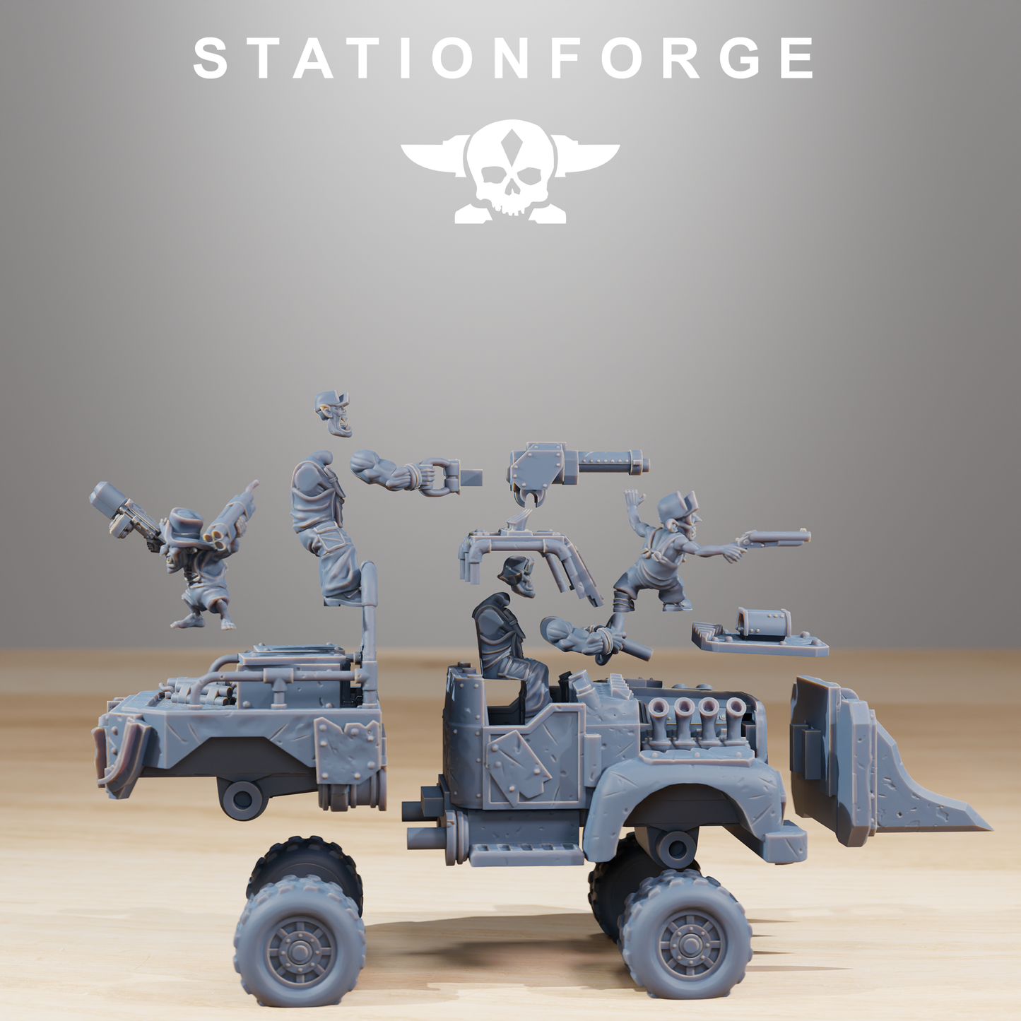 Productfoto 28mm Tabletop Minis Stationforge: Speedsters
