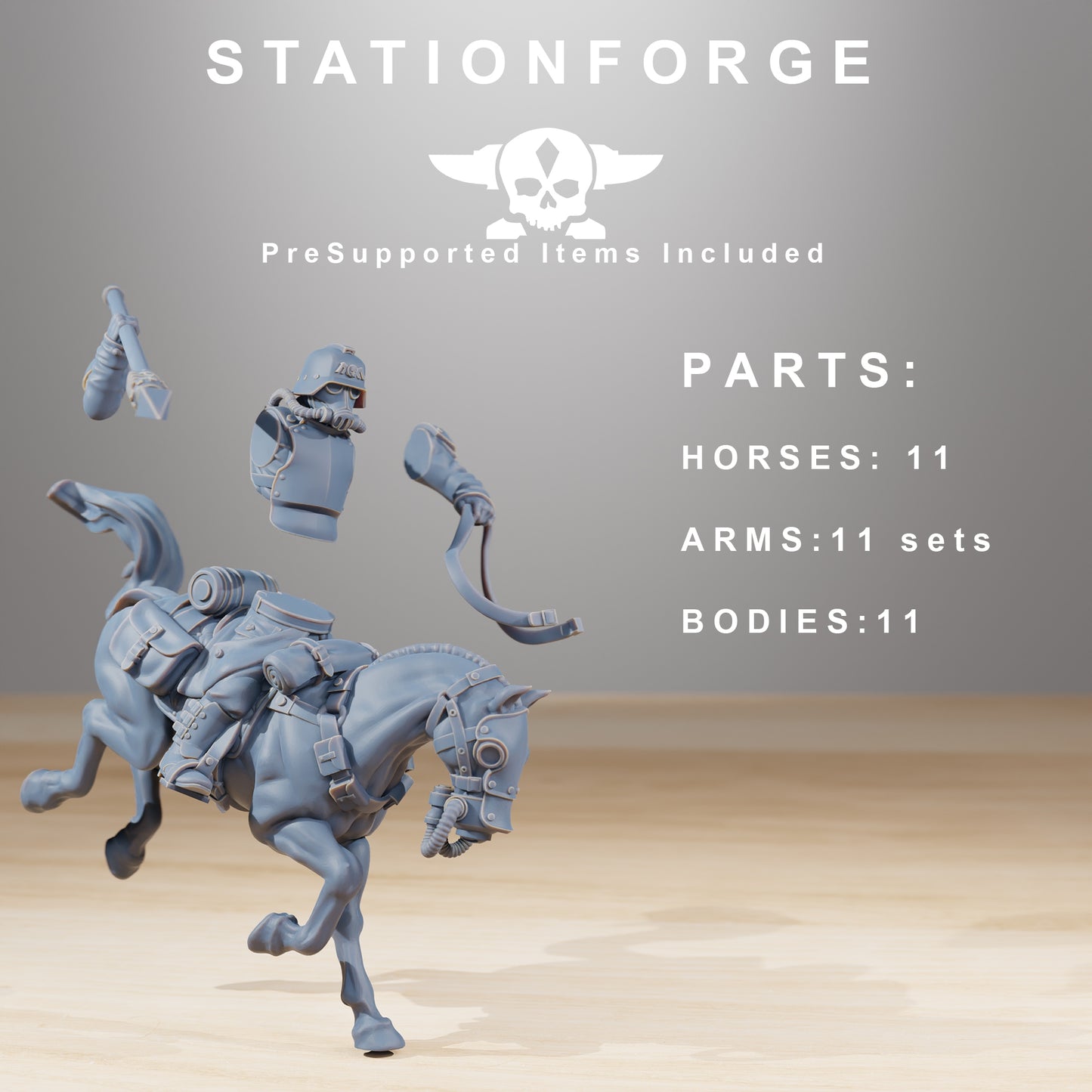 Productfoto 28mm Tabletop Minis Stationforge: Cavalerie