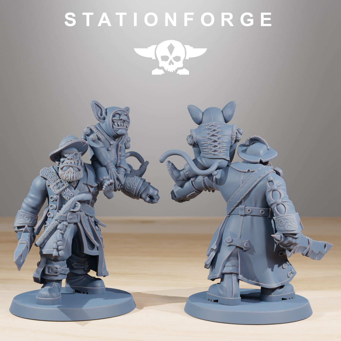 Productfoto 28mm Tabletop Minis Stationforge: Gobs Piraten