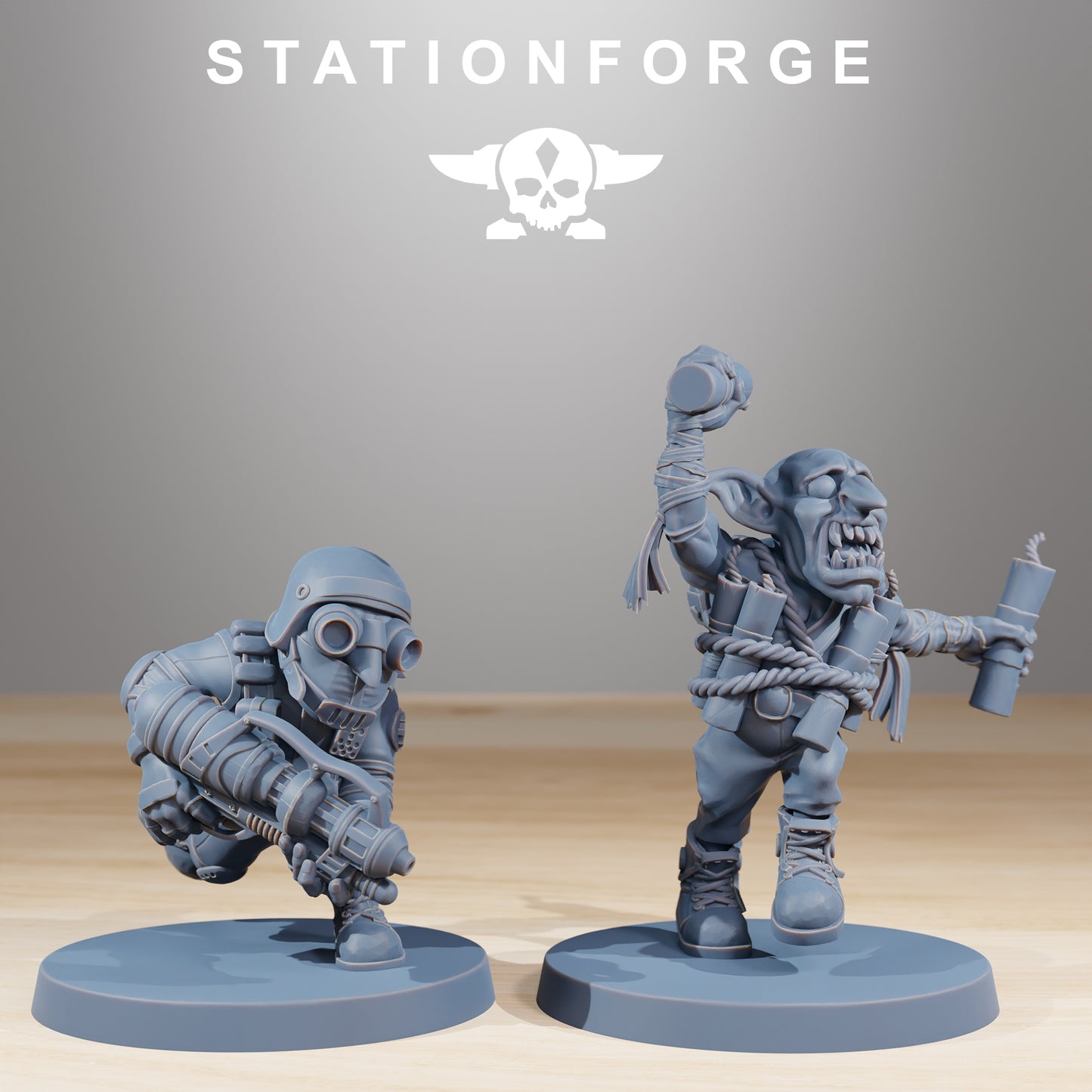 Productfoto 28mm Tabletop Minis Stationforge: Skillers
