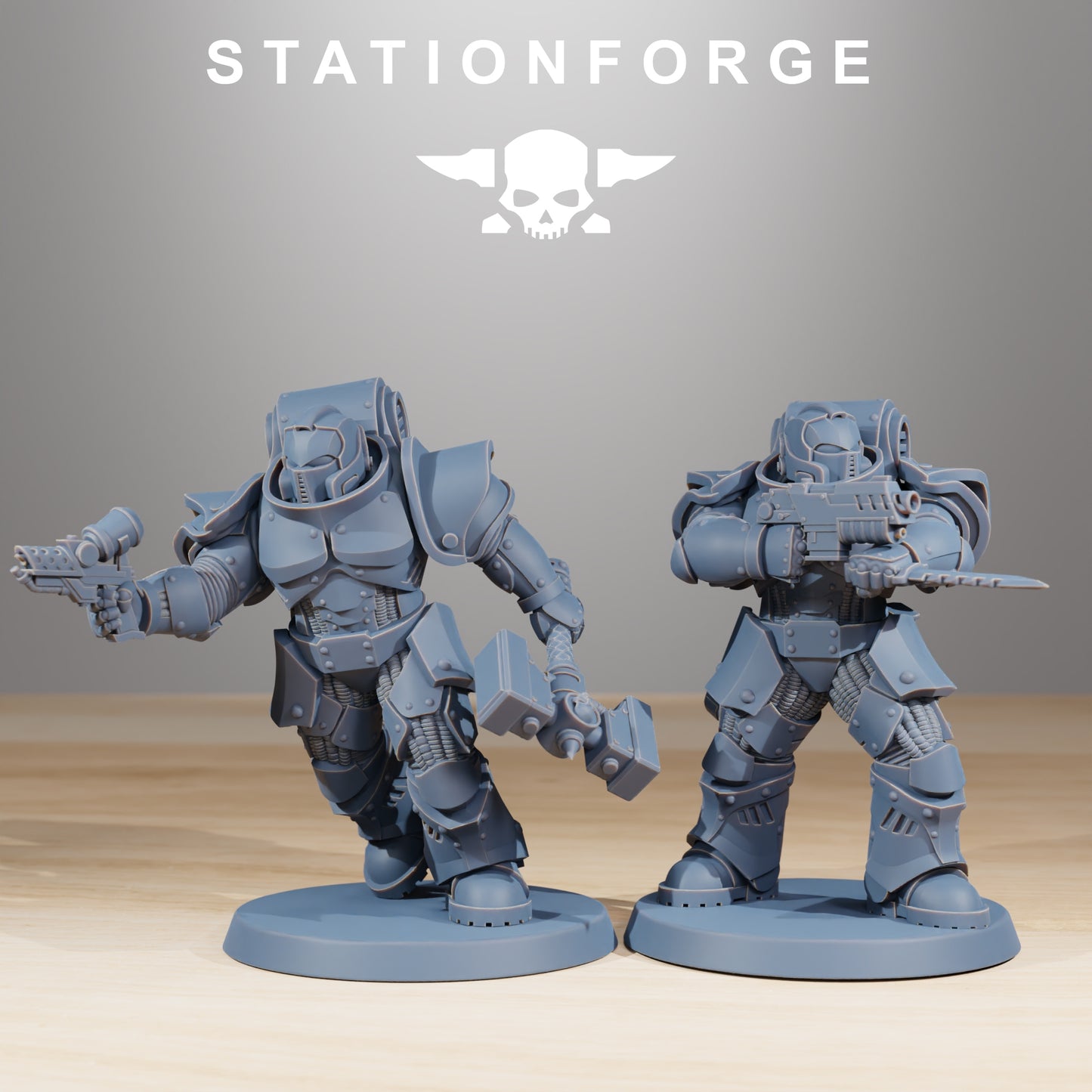 Productfoto 28mm Tabletop Minis Stationforge: Melee Infanterie