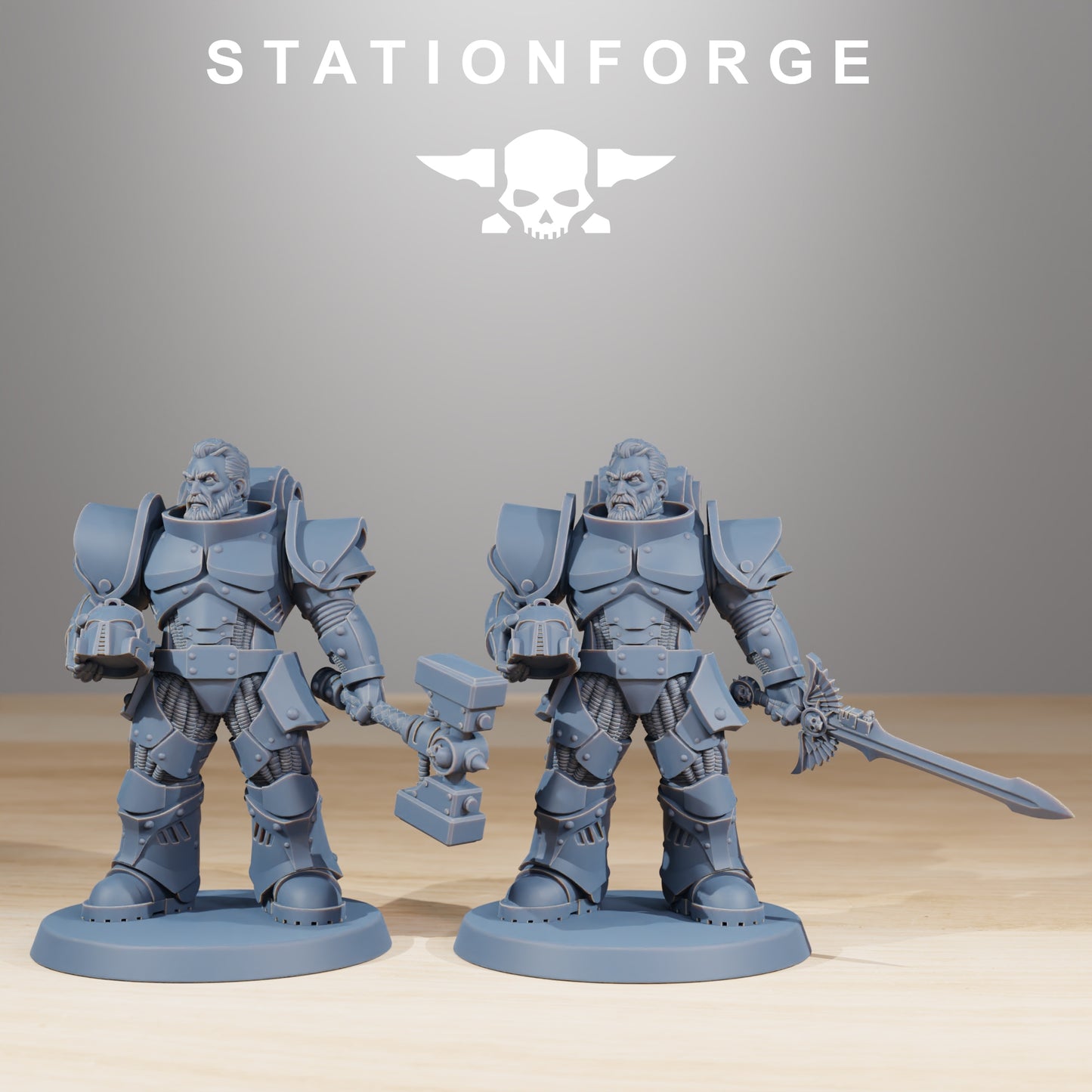 Productfoto 28mm Tabletop Minis Stationforge: Melee Infanterie
