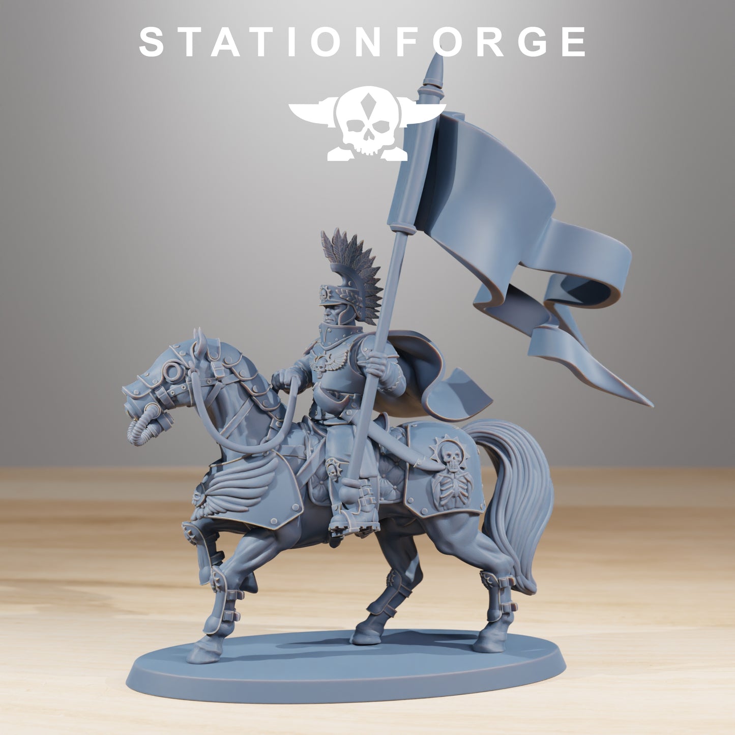 Productfoto 28mm Tabletop Minis Stationforge: Cavalerie Commandanten