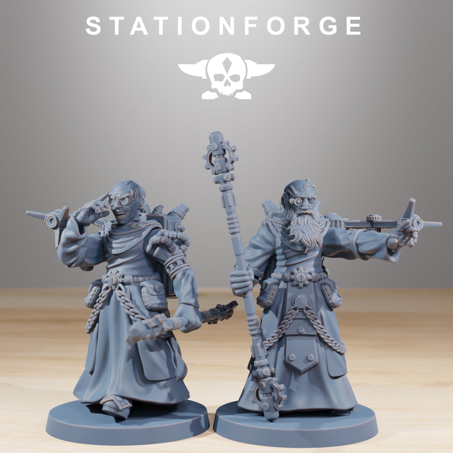 Productfoto 28mm Tabletop Minis Stationforge: Forager Preachers