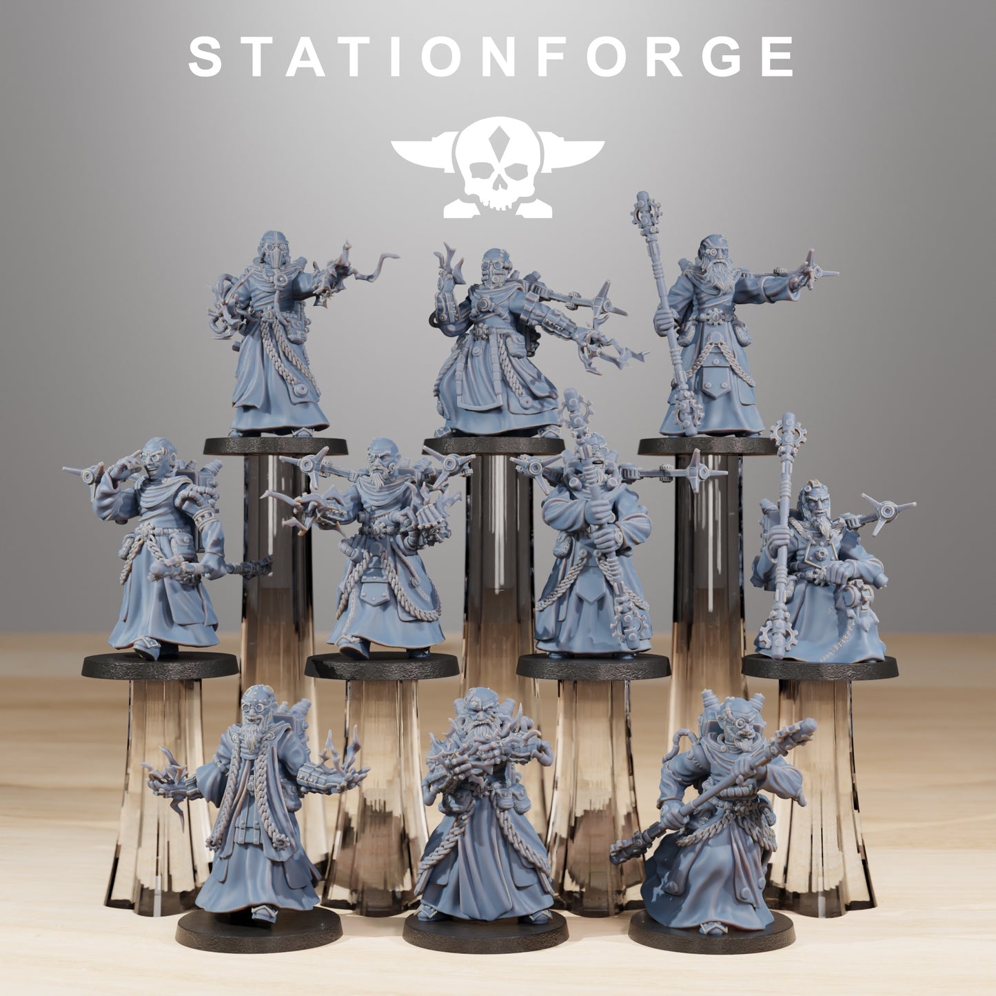 Productfoto 28mm Tabletop Minis Stationforge: Forager Preachers