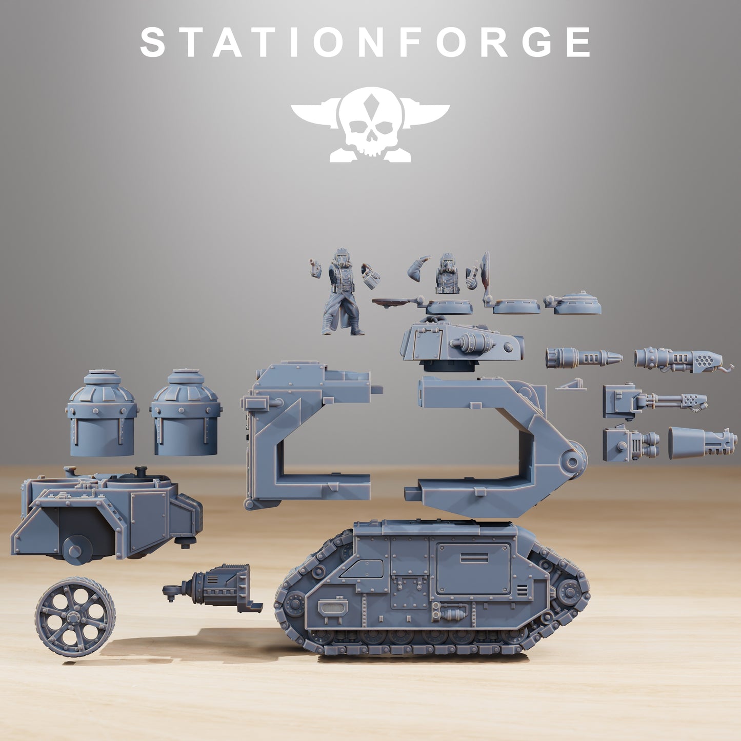 Productfoto 28mm Tabletop Minis Stationforge: Vlamtank