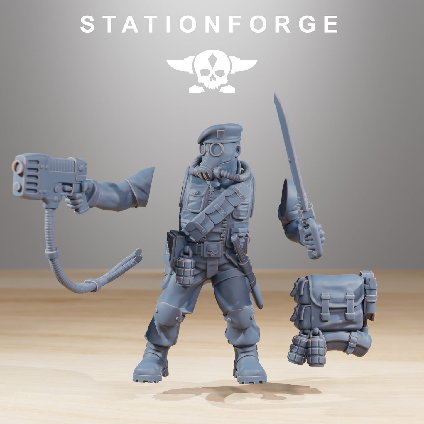 Productfoto 28mm Tabletop Minis Stationforge: Jungle Fighters
