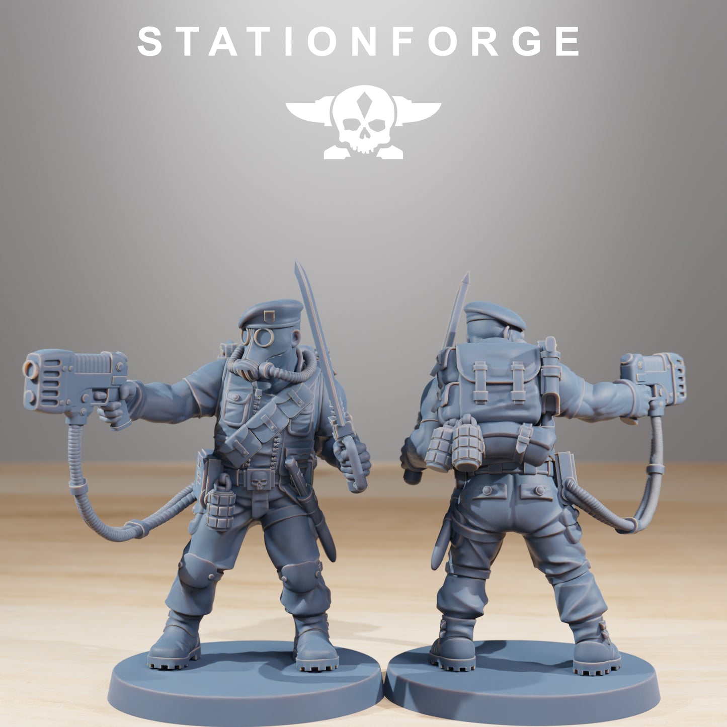 Productfoto 28mm Tabletop Minis Stationforge: Jungle Fighters