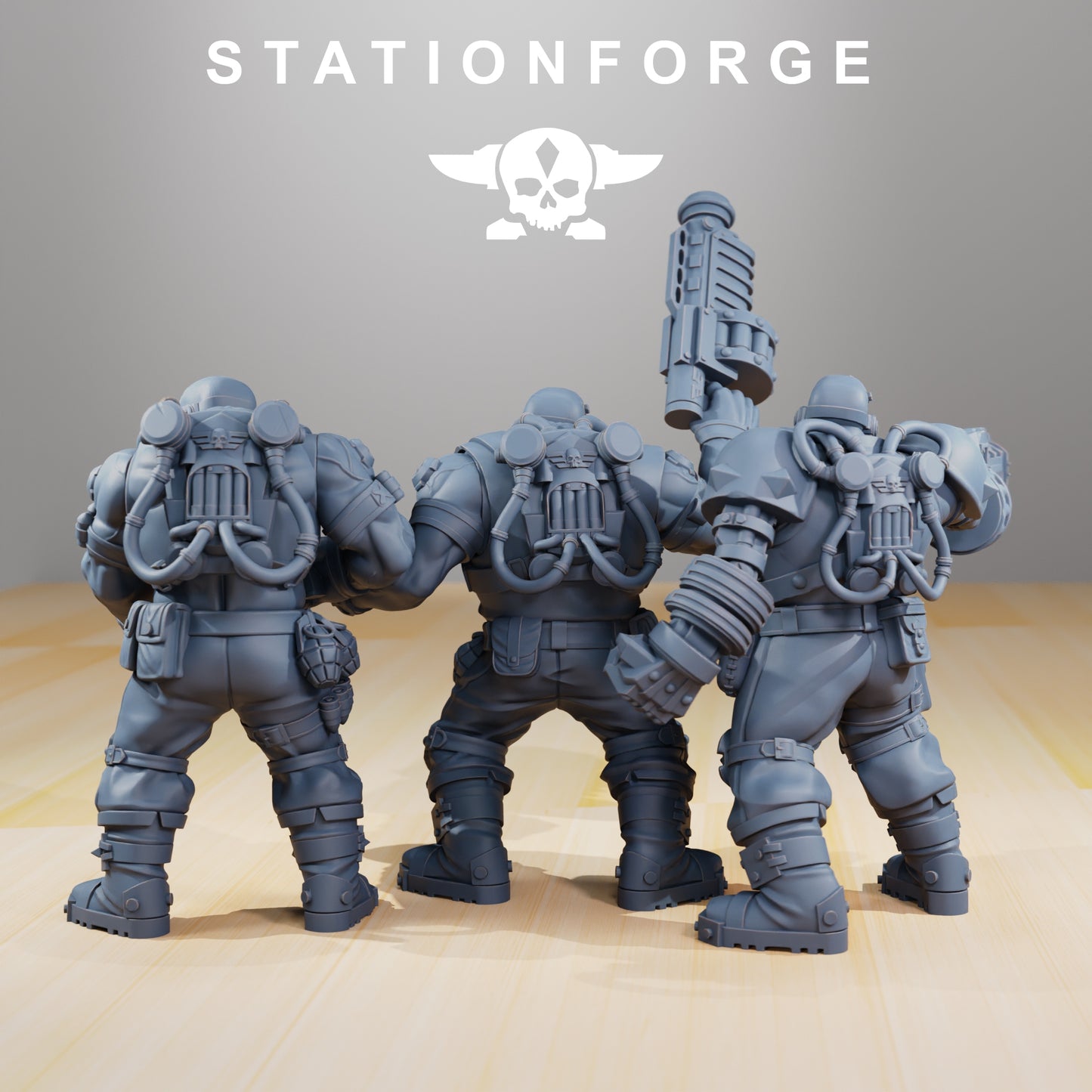 Productfoto 28mm Tabletop Minis Stationforge: Nationale Garde Guerrilla's