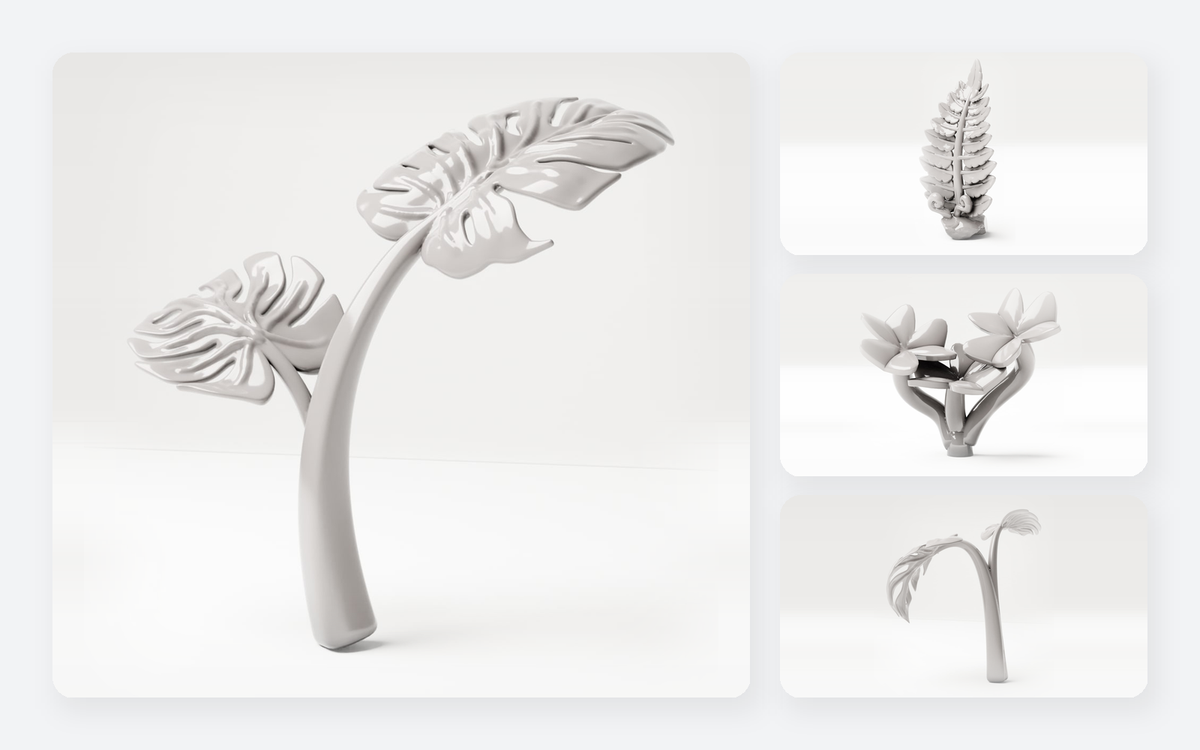 Miniatuurplanten en vegetatie voor diorama’s en modelbouw