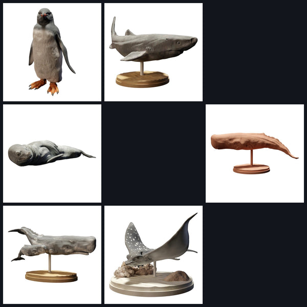 Dit beeld is de categoriefoto voor de release 23_07: Tropische Tierminiaturen und Tierfiguren für Diorama & Modellbau