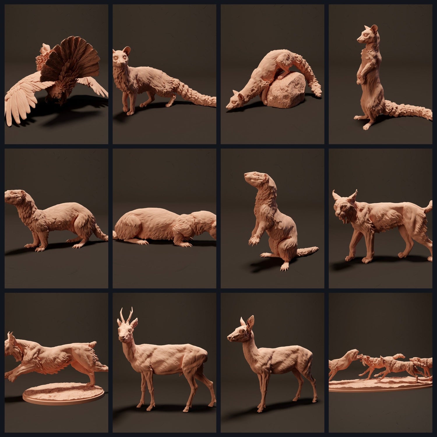 Dit beeld is de categorie afbeelding voor de release 23_10: Iberische Tierminiaturen und Tierfiguren für Diorama und Modellbau