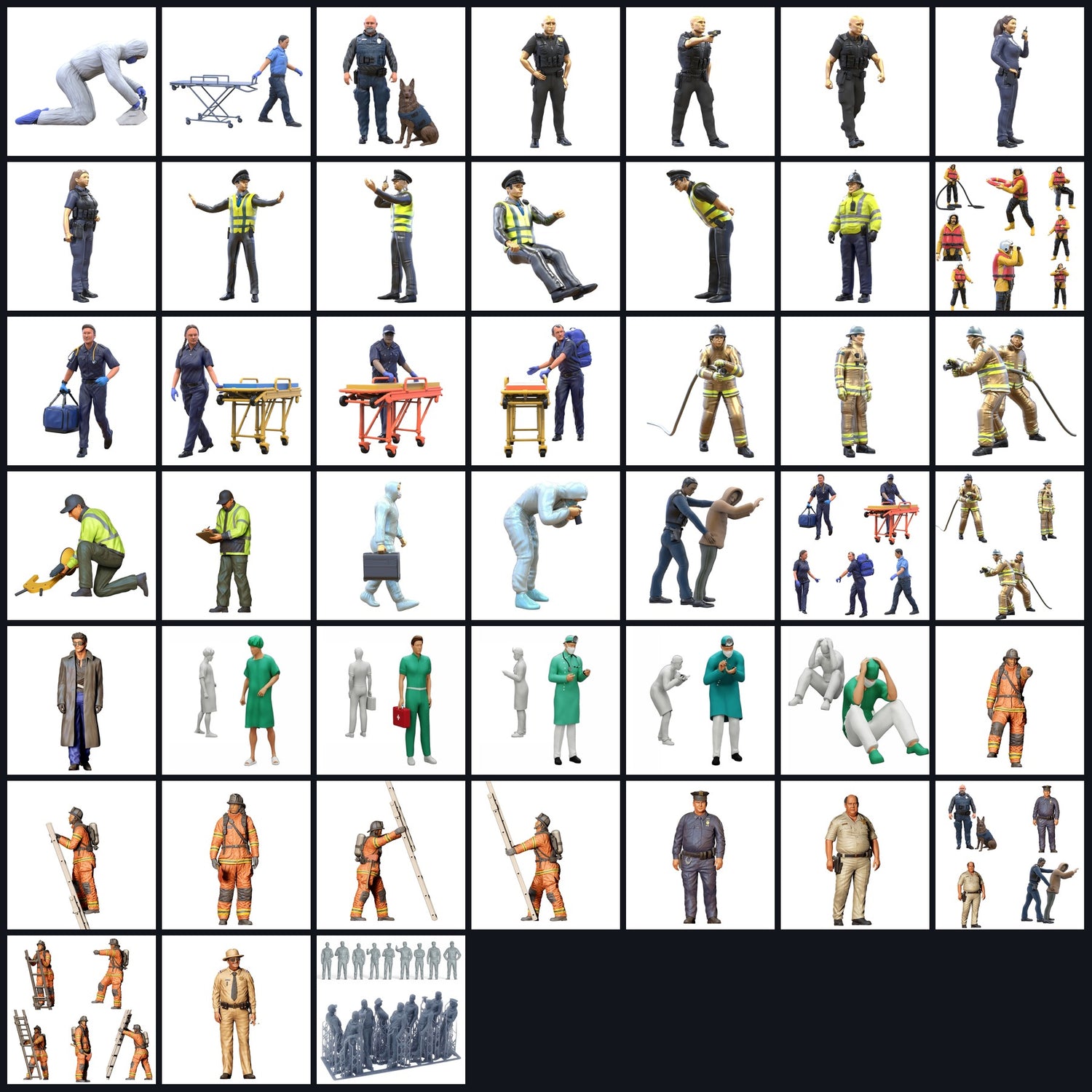 Dit beeld is de categorieafbeelding voor het thema Politie, Brandweer & Hulpdiensten