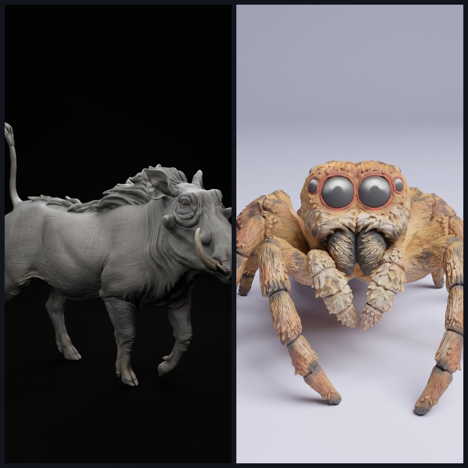 Dit beeld is de categoriefoto voor de release 25_05: Tierminiaturen & Tierfiguren für Diorama und Modellbau