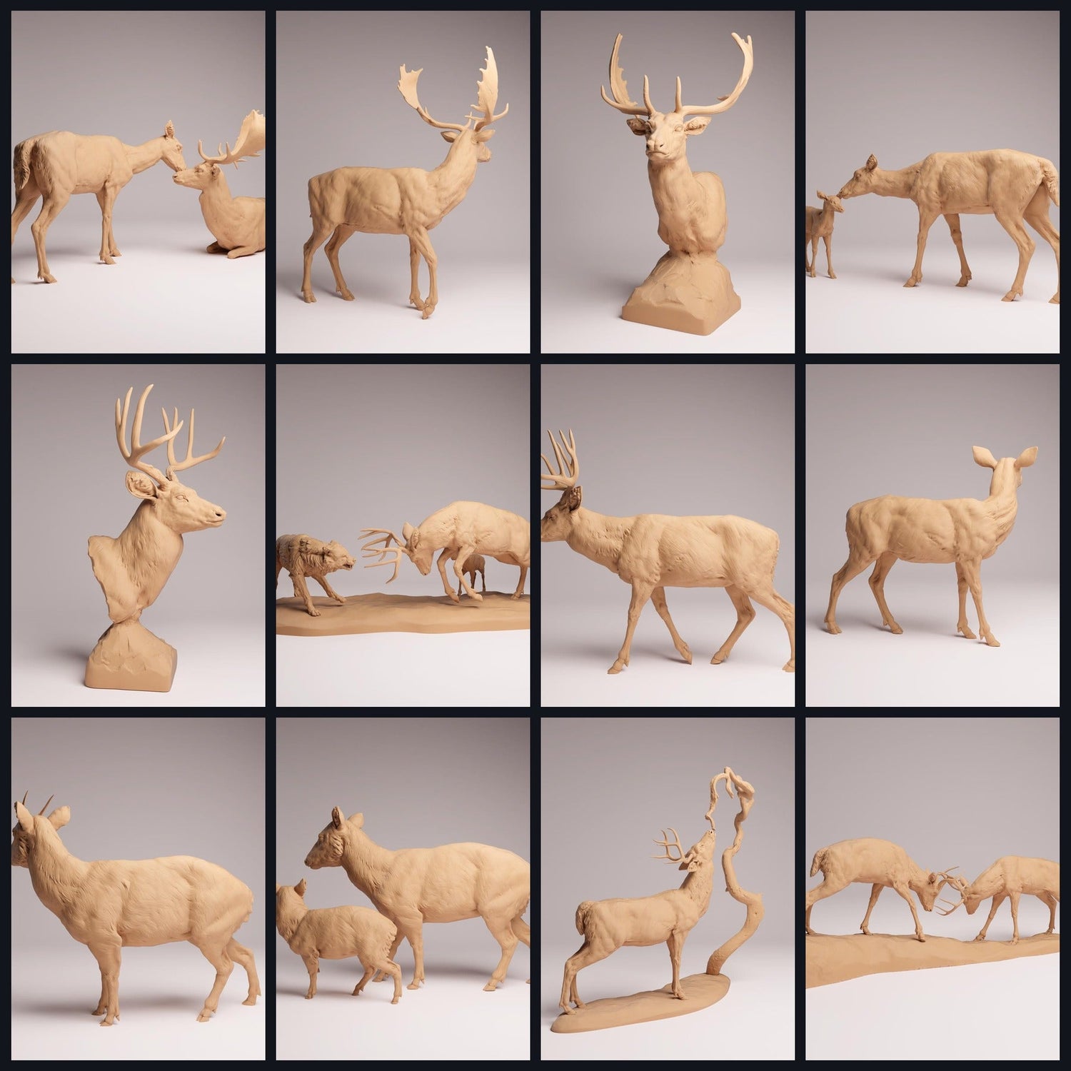 Dit beeld is de categorieafbeelding voor de release 26_01: Hirsch-dierfiguren en diorama- en modelbouwminiaturen