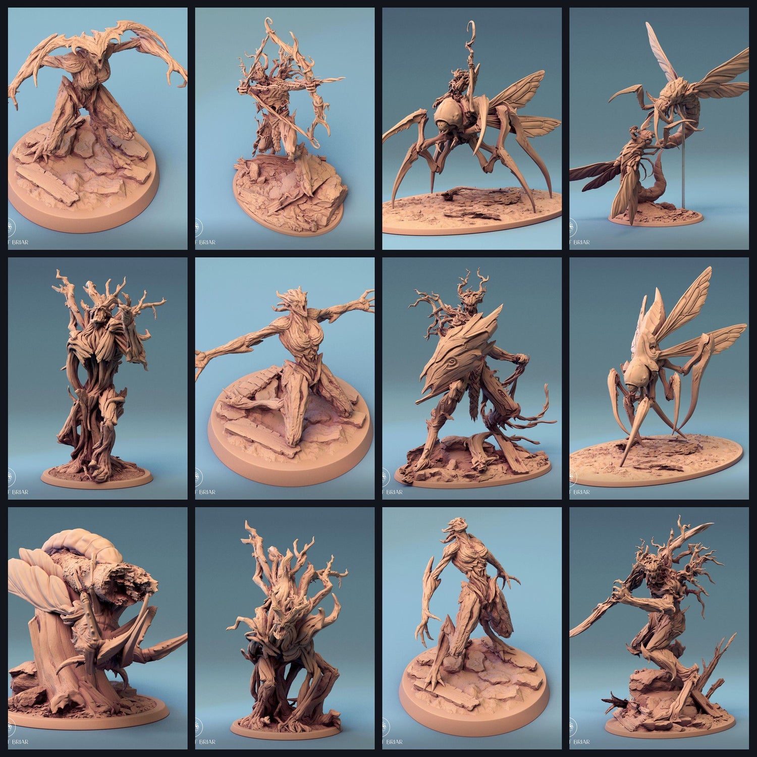 Dit beeld is de categoriefoto voor de release 24_07: Curse of Briar — Woodfey, Golems & Skycutters