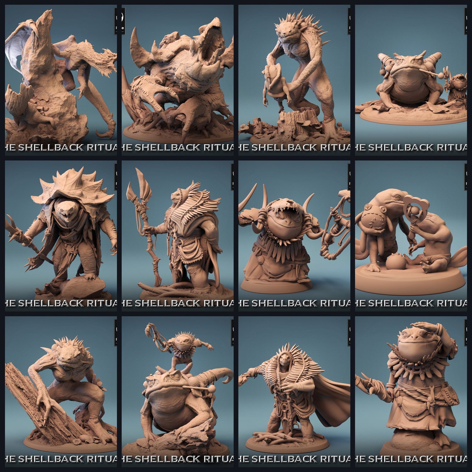 Dit beeld is de categorieafbeelding voor de release 23_10: The Shellback Ritual - Rescale 3D-miniaturen