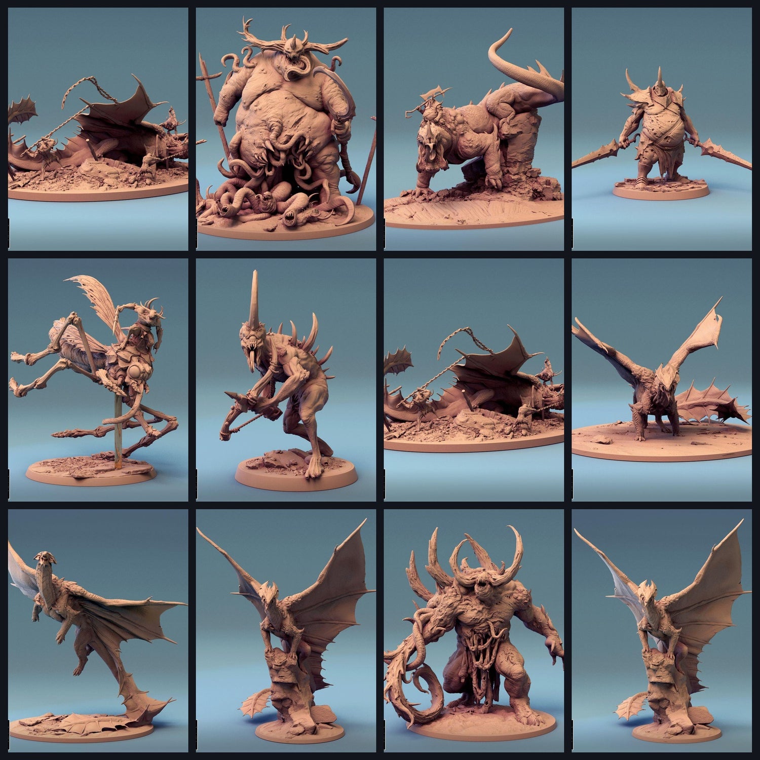Dit beeld is de categorieafbeelding voor de release 24_08: Pit Of Pestilence - Rescale miniaturen voor fantasy Tabletop